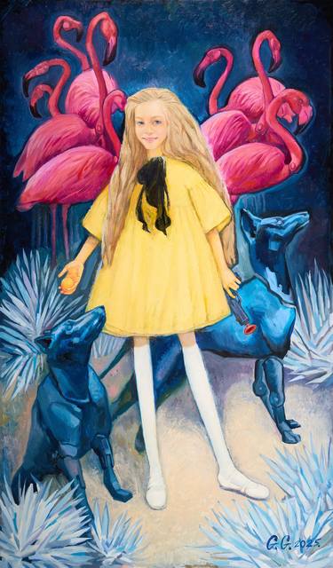 Original Contemporary People Painting by Gulia Gromova