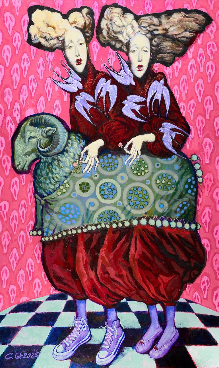Heart of gold Painting by Gulia Gromova | Saatchi Art Poland
