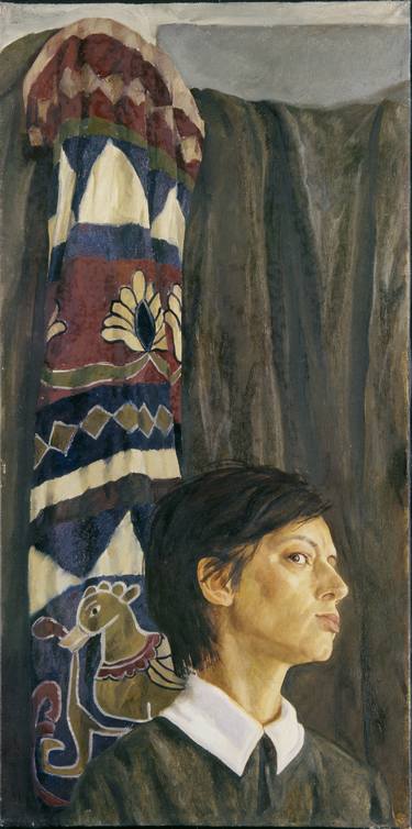 Original Modern Portrait Paintings by Gulia Gromova