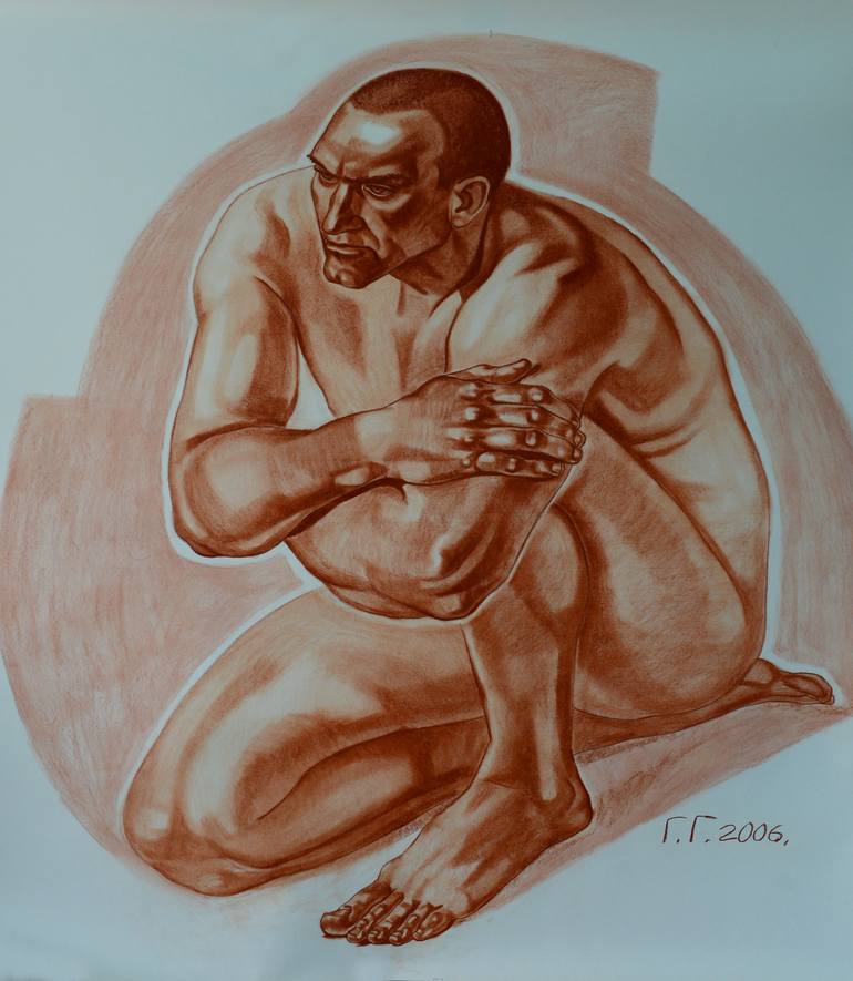 Print of Body Drawing by Gulia Gromova