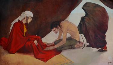 Original Classical mythology Paintings by Gulia Gromova