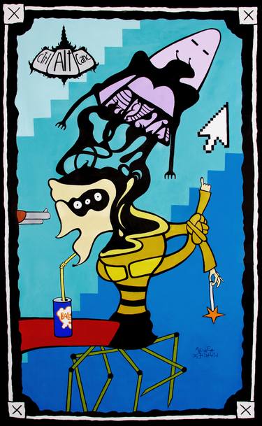 Print of Surrealism Cartoon Paintings by Andrea Marchese