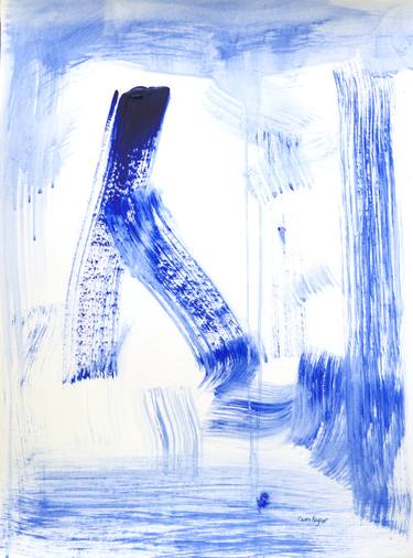 Original Expressionism Abstract Painting by Caren Keyser