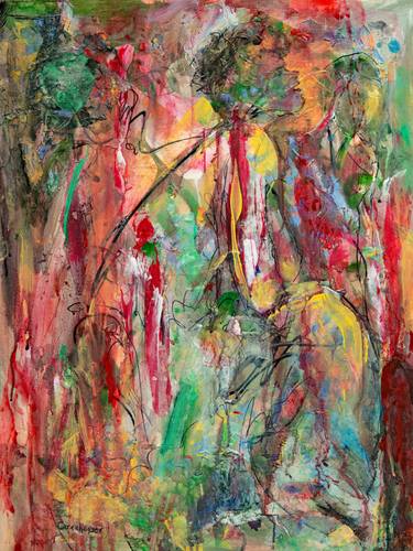 Original Contemporary Women Painting by Caren Keyser