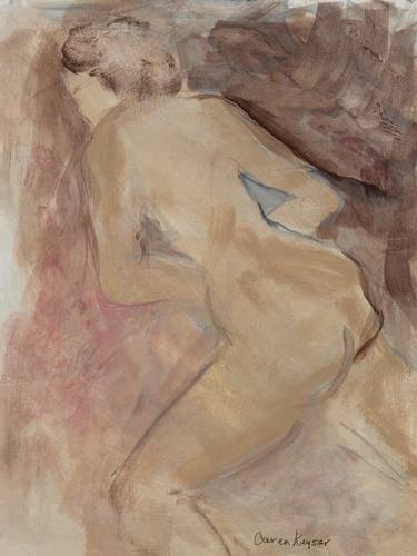 Print of Figurative Nude Paintings by Caren Keyser