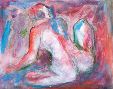 Print of Figurative Nude Paintings by Caren Keyser