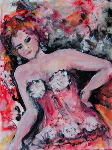 Original Expressionism Women Paintings by Caren Keyser