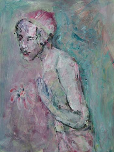 Original Expressionism People Paintings by Caren Keyser