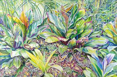 Print of Fine Art Garden Paintings by Caren Keyser