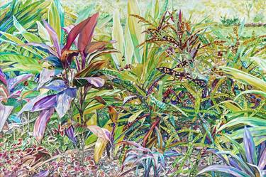 Original Garden Paintings by Caren Keyser