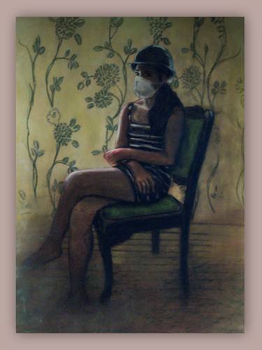 Print of Figurative Women Paintings by Fikriye Kesti Ünker