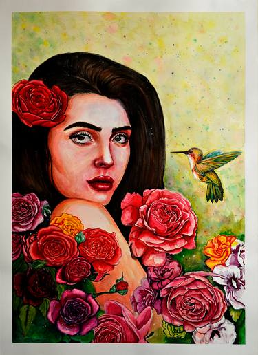 Print of Figurative Portrait Paintings by Fikriye Kesti Ünker