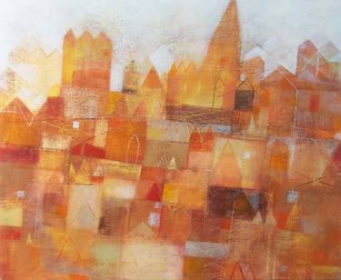 Original Abstract Landscape Paintings by Helen Knaggs