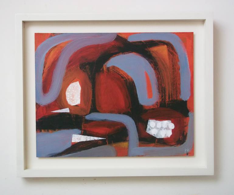 Original Abstract Expressionism Abstract Painting by Helen Newton