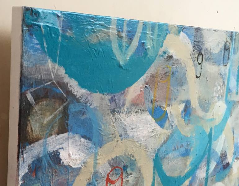 Original Abstract Expressionism Abstract Painting by Helen Newton