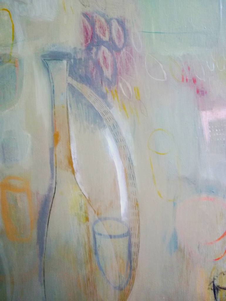 Original Abstract Still Life Painting by Helen Knaggs