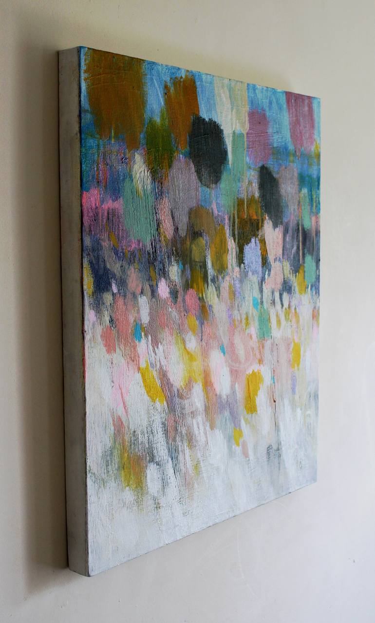 Original Abstract Expressionism Abstract Painting by Helen Newton