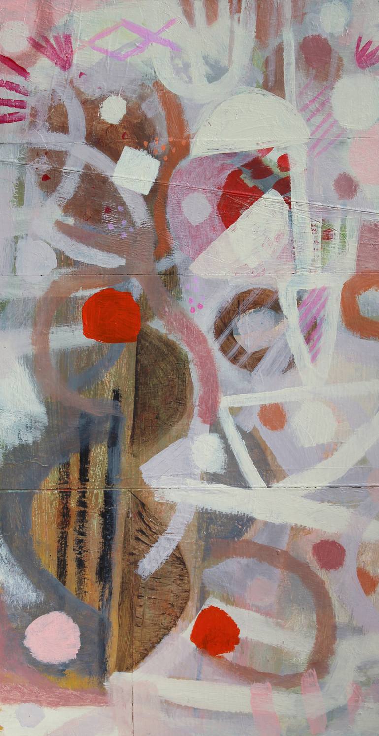 Original Abstract Expressionism Abstract Painting by Helen Newton