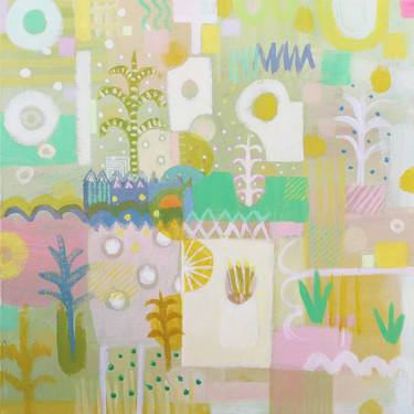 Print of Abstract Garden Paintings by Helen Knaggs