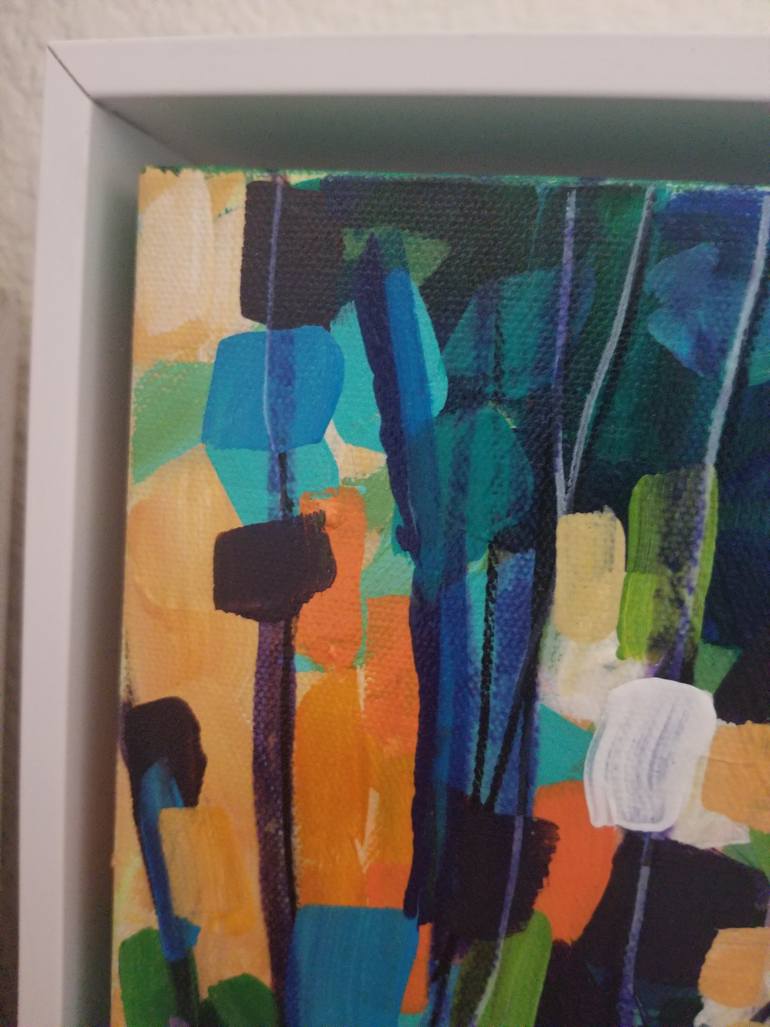 Original Abstract Expressionism Landscape Painting by Janak Narayan