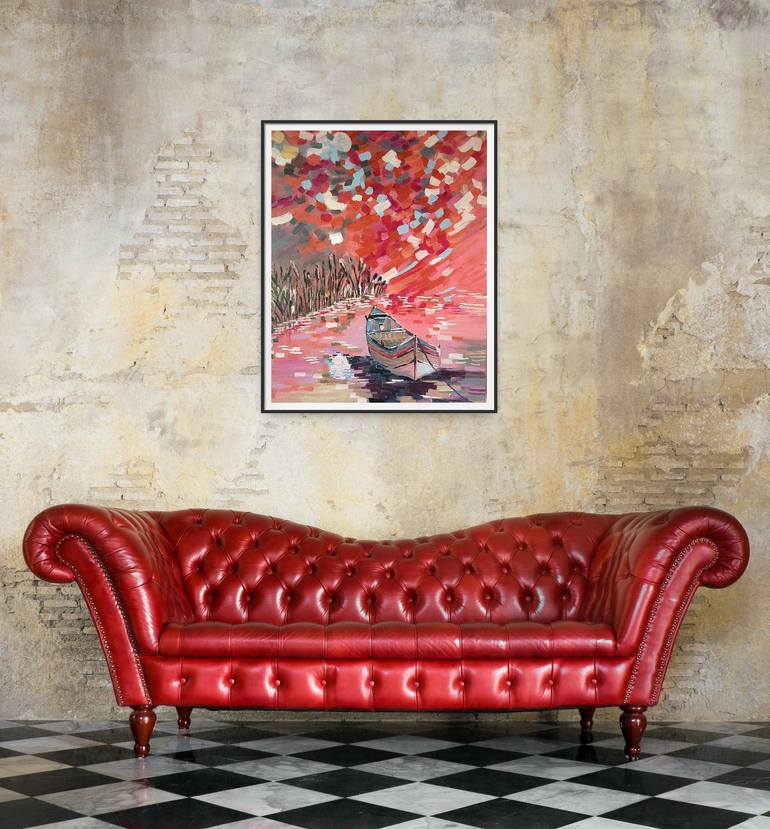 Original Expressionism Landscape Painting by Janak Narayan