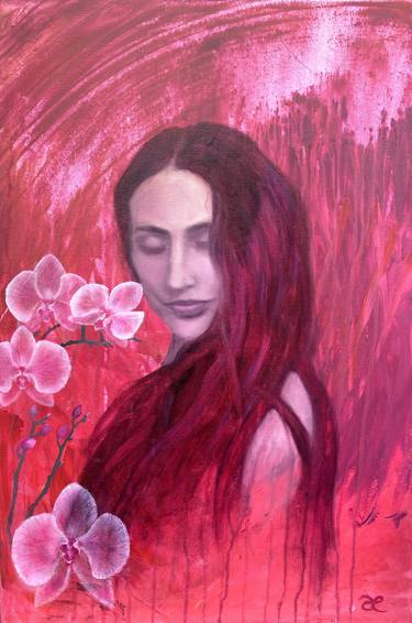 Original Fine Art Women Paintings by Caesiliae Fine Art