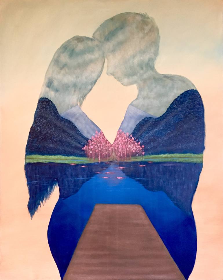 Original Love Painting by Caesiliae Fine Art