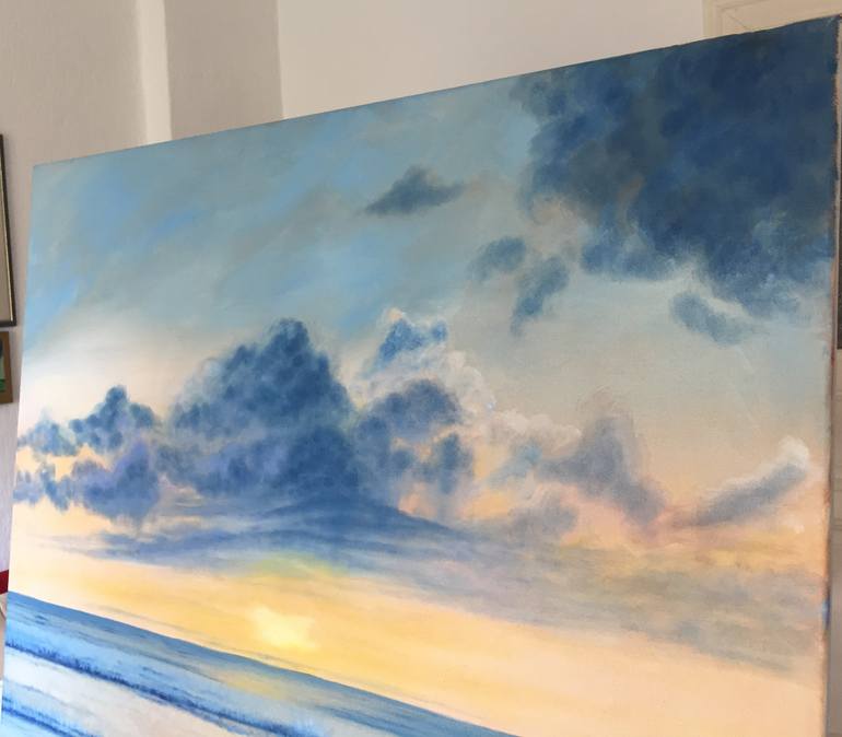 Original Expressionism Seascape Painting by Caesiliae Fine Art