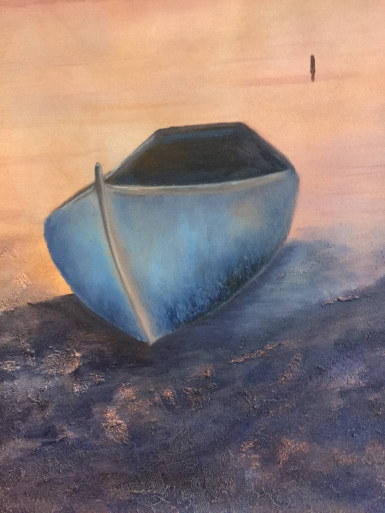 Original Surrealism Seascape Painting by Caesiliae Fine Art