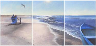 Original Fine Art Beach Paintings by Caesiliae Fine Art