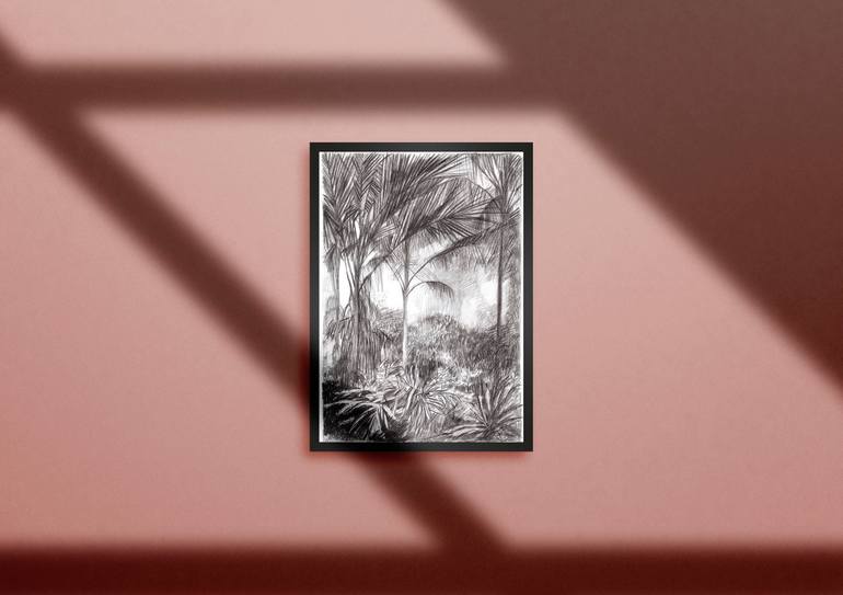 Original Illustration Nature Drawing by Alina Naboka