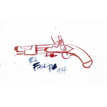 French Flintlock Pistol 1774 thumb