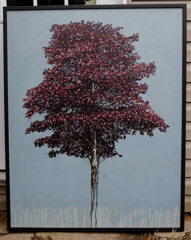 Original Tree Painting by Duane Nickerson