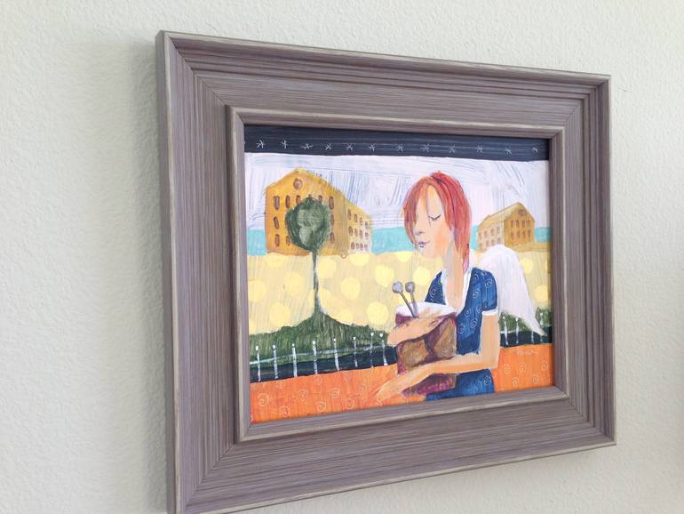 Original Figurative Fantasy Painting by Ponchi Armen