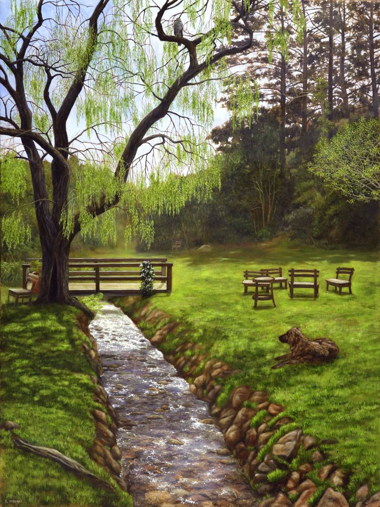 Original Fine Art Landscape Painting by Damian Osborne