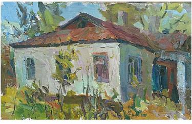Original Impressionism Architecture Paintings by Oleksandr Chornyi
