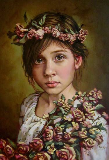 Original Realism People Paintings by Annemarie Holloway