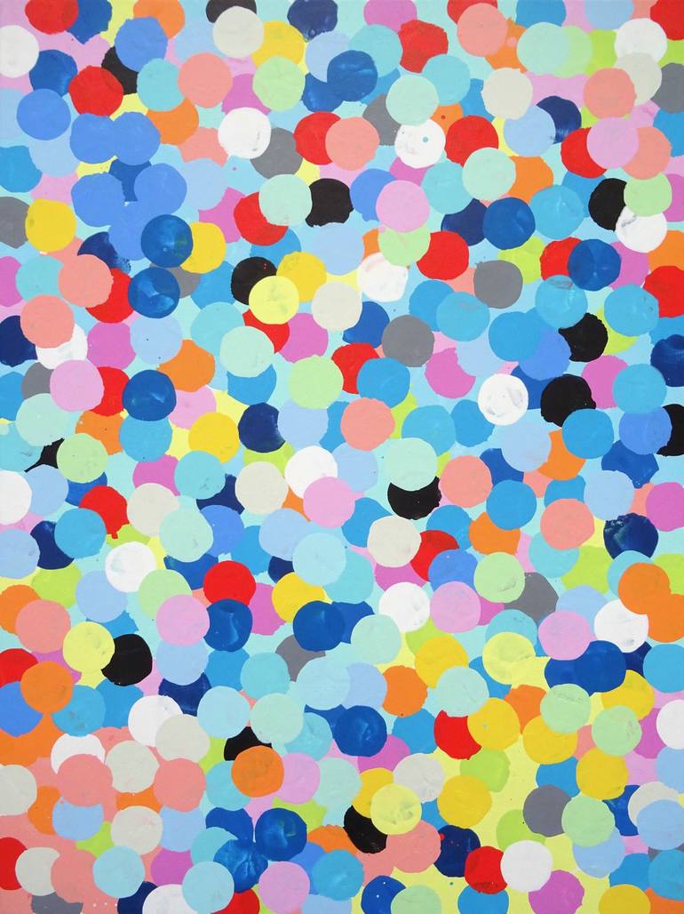 Original Pop Art Abstract Paintings by Andy Shaw