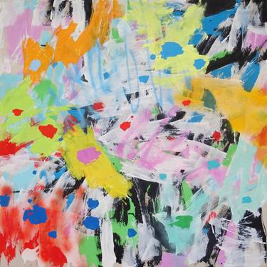 Original Street Art Abstract Paintings by Andy Shaw