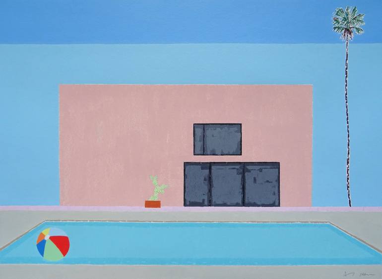 Print of Pop Art Architecture Paintings by Andy Shaw
