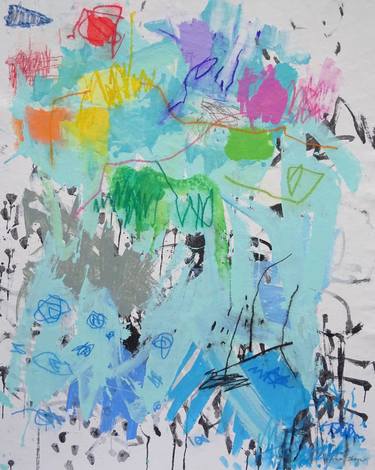 Print of Abstract Expressionism Abstract Paintings by Andy Shaw