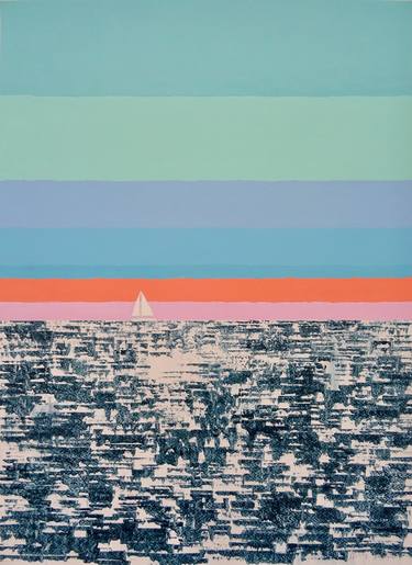 Print of Pop Art Seascape Paintings by Andy Shaw