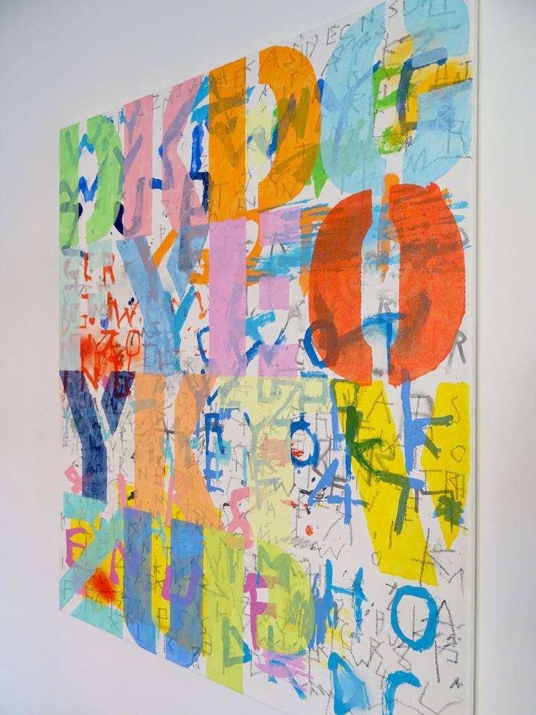 Original Contemporary Abstract Painting by Andy Shaw