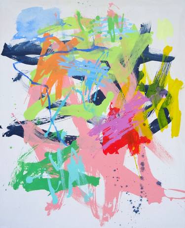 Original Pop Art Abstract Paintings by Andy Shaw