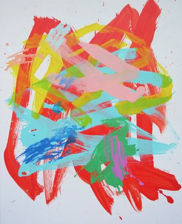 Print of Abstract Expressionism Abstract Paintings by Andy Shaw