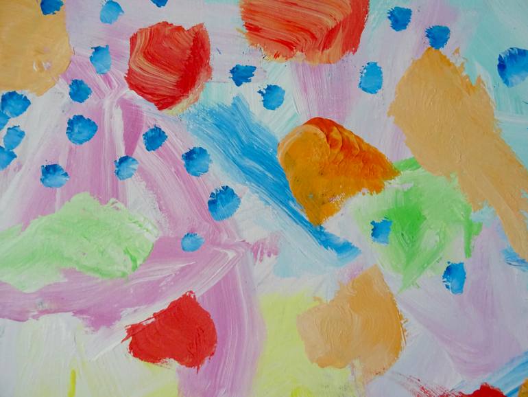 Original Abstract Expressionism Abstract Painting by Andy Shaw