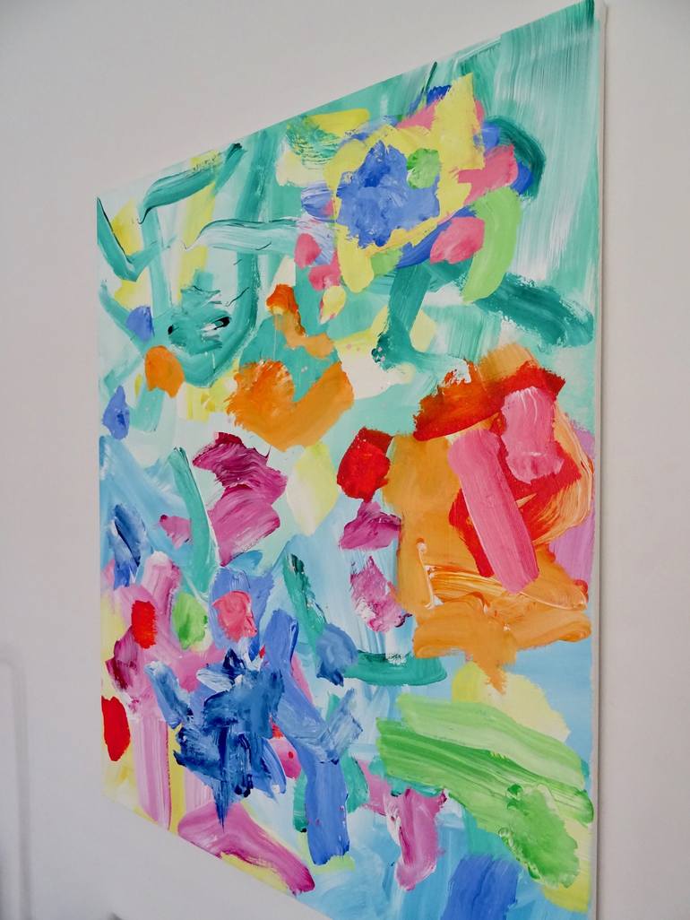Original Painterly Abstraction Abstract Painting by Andy Shaw