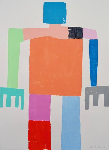 Print of Abstract People Paintings by Andy Shaw