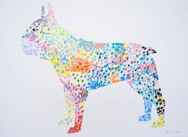Original Pop Art Dogs Paintings by Andy Shaw