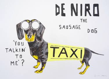 Original Pop Art Dogs Paintings by Andy Shaw